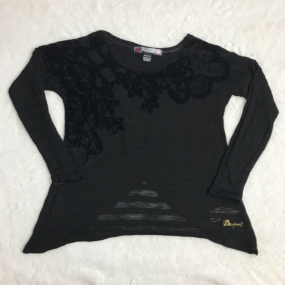 Desigual Long Sleeve Ts Chapin Shirt - Picture 7 of 14